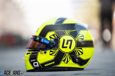 lando norris racing helmet.